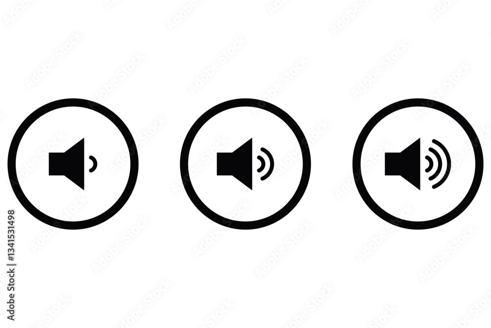 essential media player icons Vector essential media player icons Vector