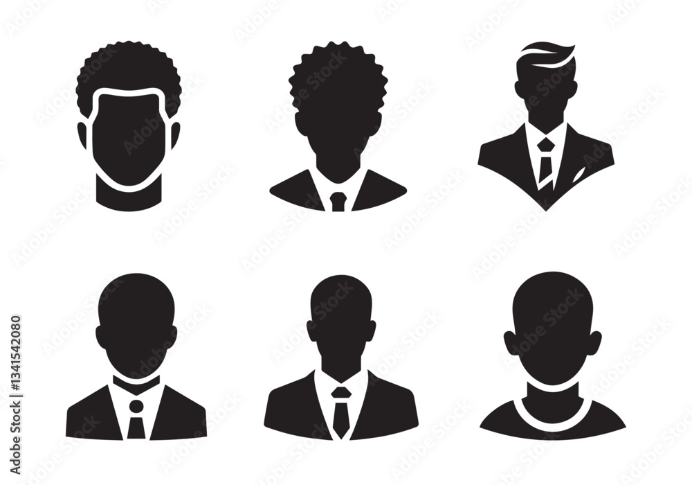 People Icon Set Stock Illustration People Icon Set Stock Illustration