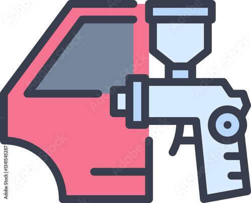 Car repaint icon