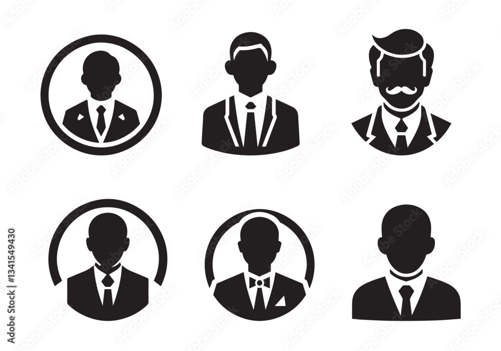 People Icon Set Stock Illustration People Icon Set Stock Illustration