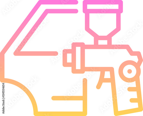 Car repaint icon