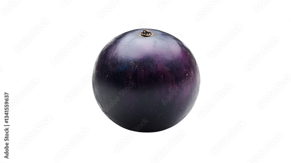 Dark purple jabuticaba fruit isolated against a black background Dark purple jabuticaba fruit isolated against a black background