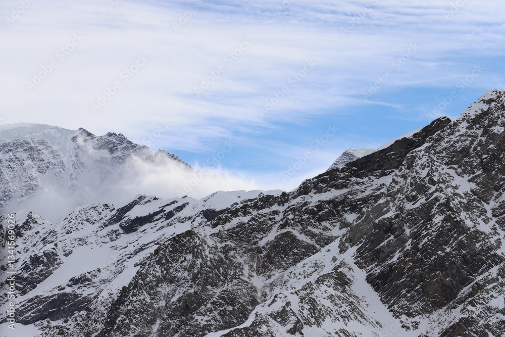 Obraz premium winter mountain landscape