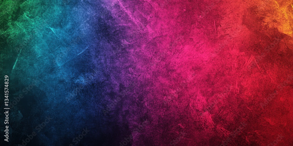 Fototapeta premium Chromatic Nebula: A mesmerizing display of swirling, vibrant colors, blending seamlessly into a mesmerizing, abstract composition, evoking feelings of wonder and awe. 