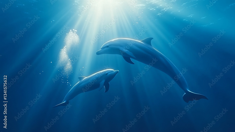 Fototapeta premium dolphin in the sea