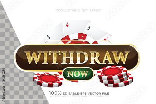 casino withdraw now sign banner