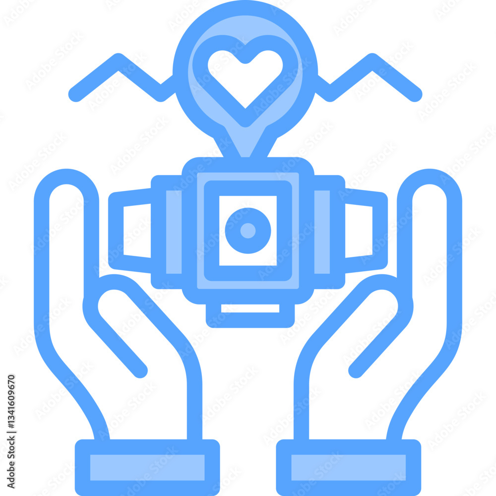 Fototapeta premium Smart Healthcare Icon