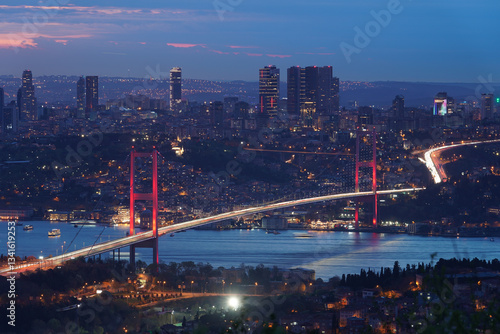 Photography Bosphorus Bridge in Istanbul, Turkiye