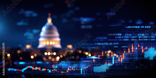 image captures vibrant view of United States Capitol building, symbolizing connection between