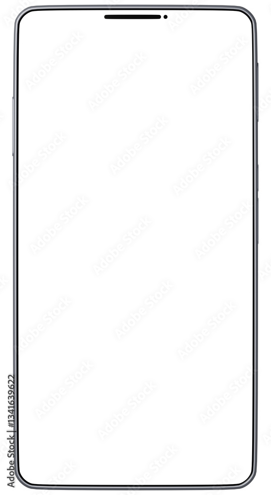 3D素材_スマートフォン_シルバー 3D素材_スマートフォン_シルバー
