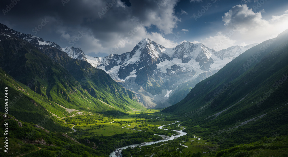 Fototapeta premium Majestic Mountain Landscape