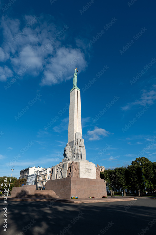 Obraz premium The Freedom Monument - Riga, Latvia