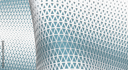 Parametric Architectural Structures – Futuristic Geometric Facades in Perspective