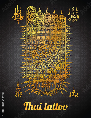 Body tattoos are artistic images that are unique to the beliefs of Thai people.