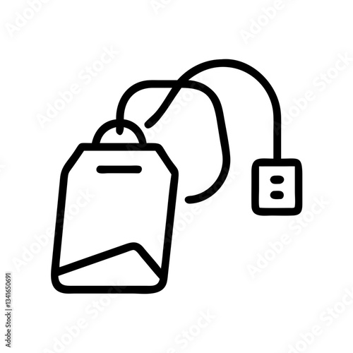 Tea beg editable icon design