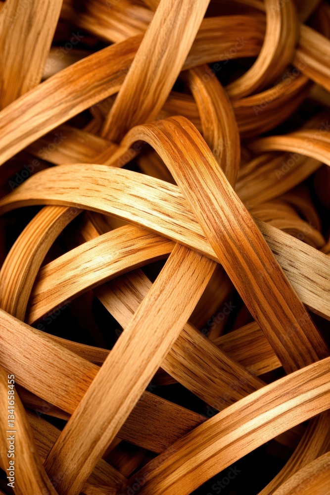 A close-up view of intricately woven natural materials, highlighting the warm tones and textures of the strands interlaced together. A close-up view of intricately woven natural materials, highlighting the warm tones and textures of the strands interlaced together.