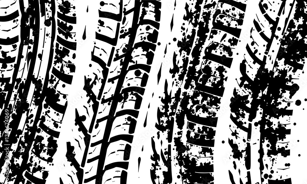 Tire texture pattern showcasing deep grooves and tread marks, creating striking visual effect. transparency background enhances intricate details of tire impressions, evoking sense of movement and Tire texture pattern showcasing deep grooves and tread marks, creating striking visual effect. transparency background enhances intricate details of tire impressions, evoking sense of movement and