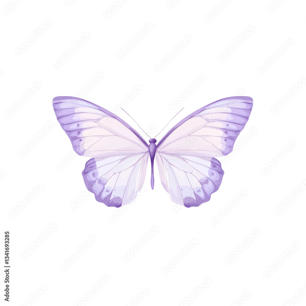 Delicate purple butterfly displayed with transparent background, perfect for creative designs, nature themes, and artistic endeavors. Delicate purple butterfly displayed with transparent background, perfect for creative designs, nature themes, and artistic endeavors.
