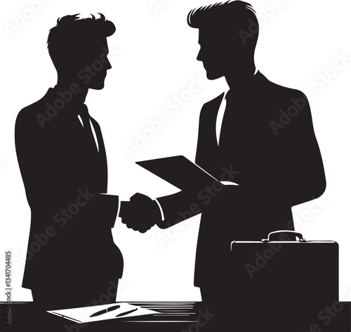 business people shaking hands