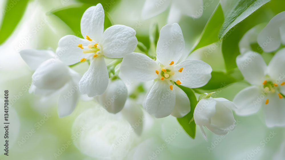 Delicate white blossoms with golden-yellow centers gracefully blooming on fresh green stems, captured against a softly lit background — a serene and pure floral composition.
Delicate white blossoms with golden-yellow centers gracefully blooming on fresh green stems, captured against a softly lit background — a serene and pure floral composition.