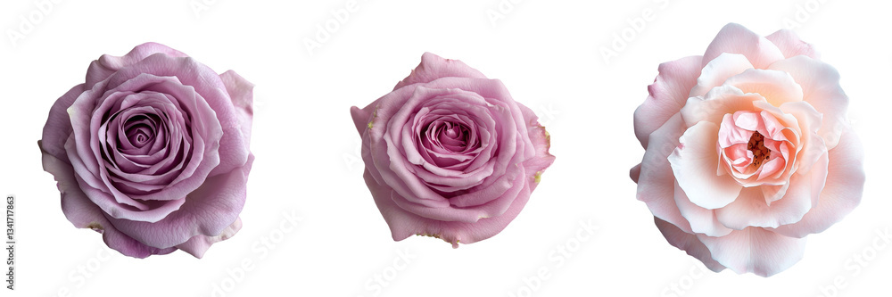 Generative Ai was used to create an image of a pink rose blossom isolated against a transparent background Generative Ai was used to create an image of a pink rose blossom isolated against a transparent background