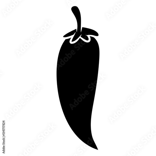 jalapeno chili pepper icon logo