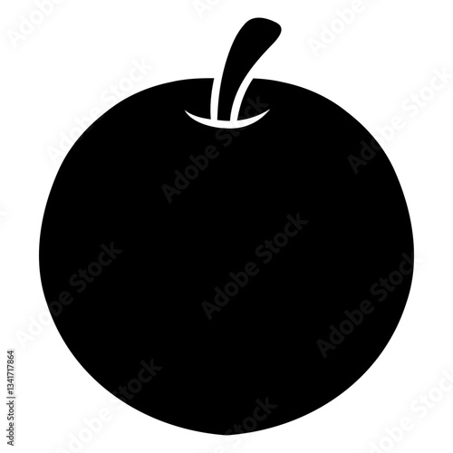 orange fruit icon vector illustration