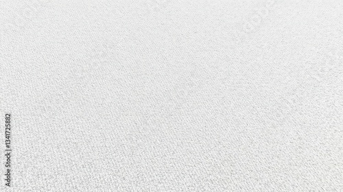 Uniform, subtly textured flat white carpet surface, decor, design, soft