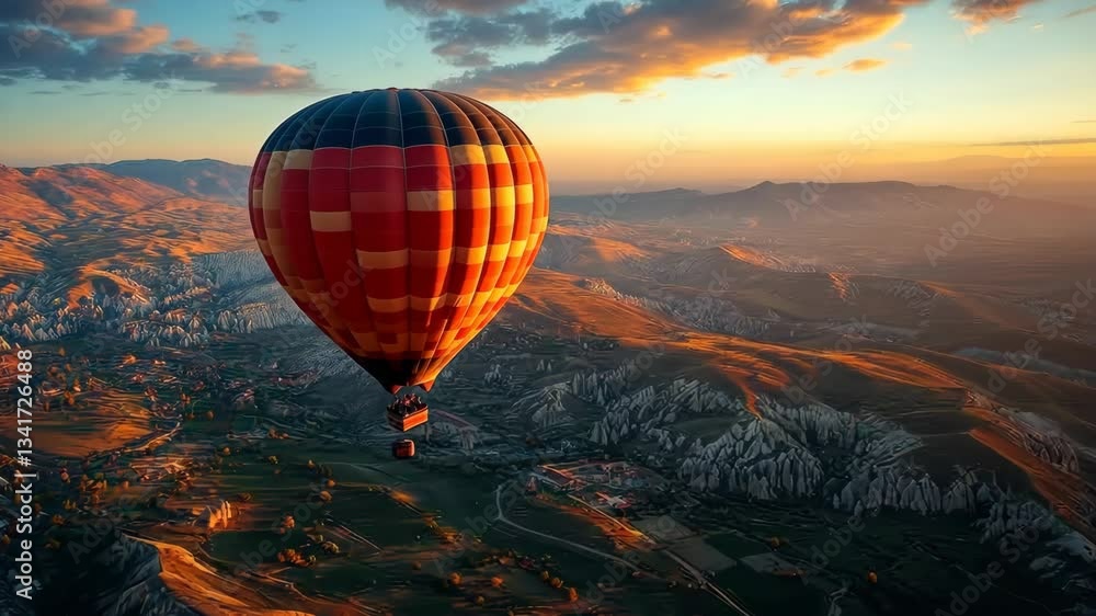 Sunrise Hot Air Balloon Ride Over Cappadocia's Breathtaking Landscape Sunrise Hot Air Balloon Ride Over Cappadocia's Breathtaking Landscape
