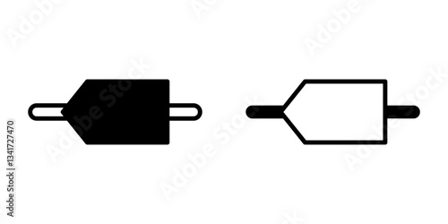 Industrial adc icon simple vector. Electric circuit. Central computer