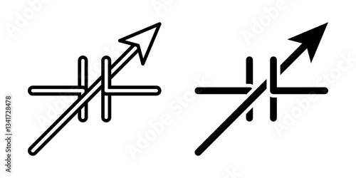 Industrial capacitor icon simple vector. Electric circuit. Central computer
