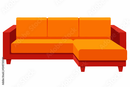 Sectional Sofa Creative Vector Design