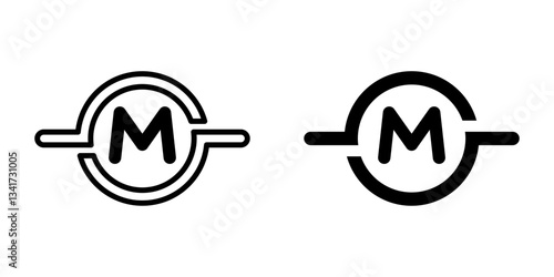 Industrial motor icon simple vector. Electric circuit. Central computer