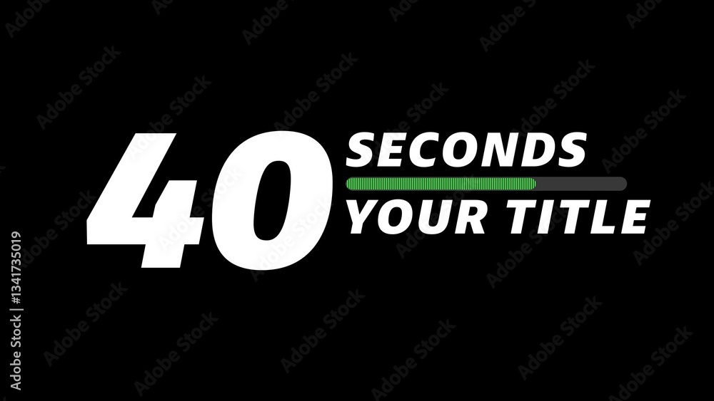 Animated 60 Seconds Countdown Timer Infographic Stock Template | Adobe ...