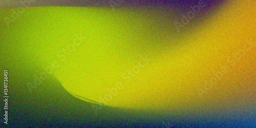 Smooth green gradient background with grainy texture Gradient grainy noise texture background. Wave granny banner, poster, wallpaper background.
