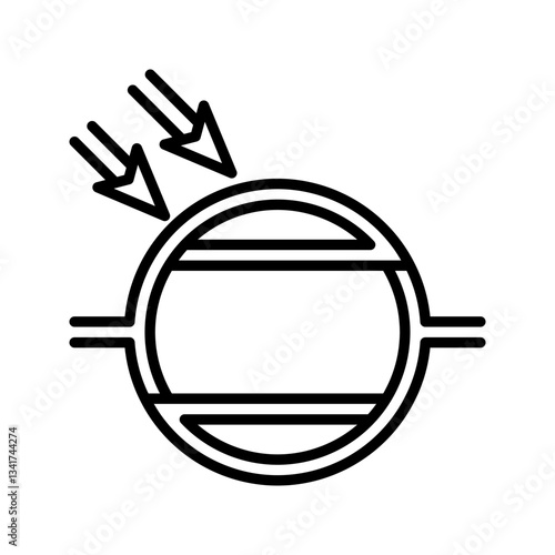 Industrial idr icon simple vector. Electric circuit. Central computer