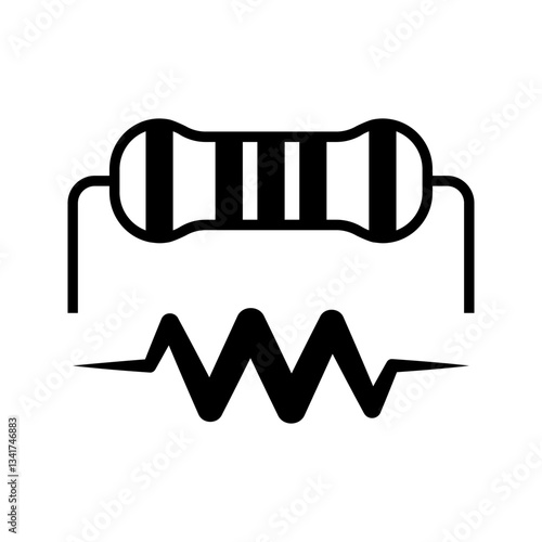 capacitor icon flat trendy popular simple