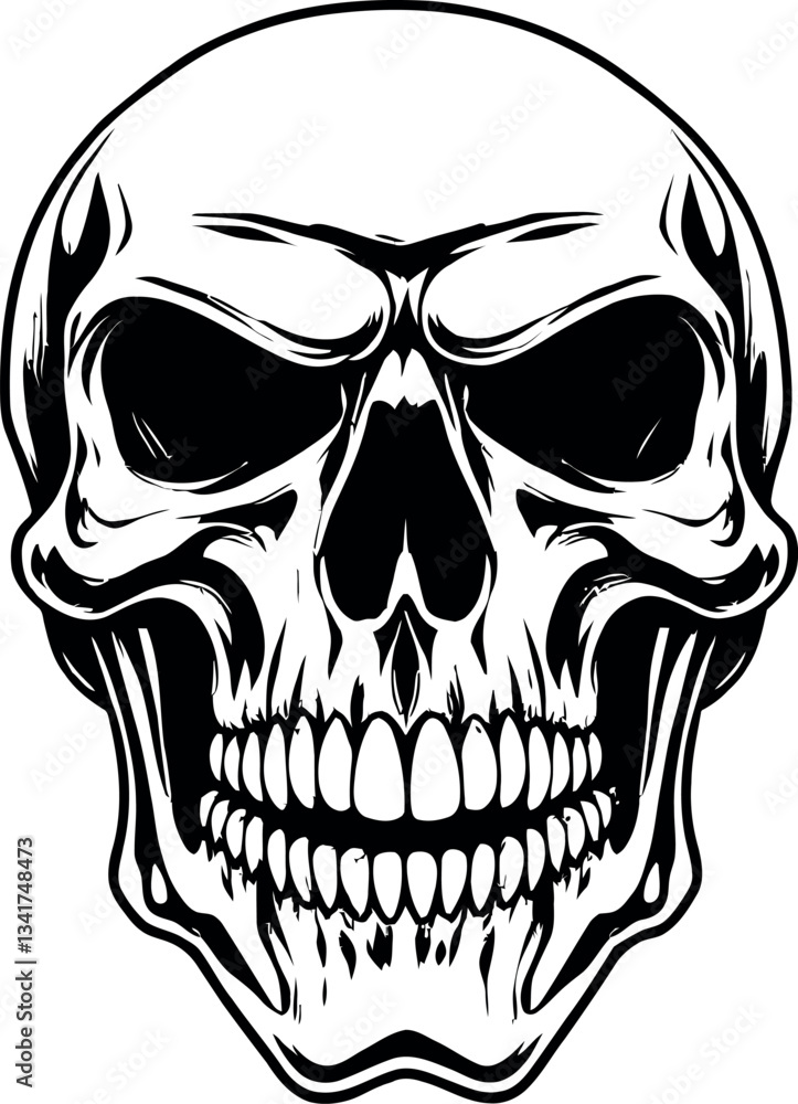 Obraz premium Modern Head Vector Illustration Head Vector Design