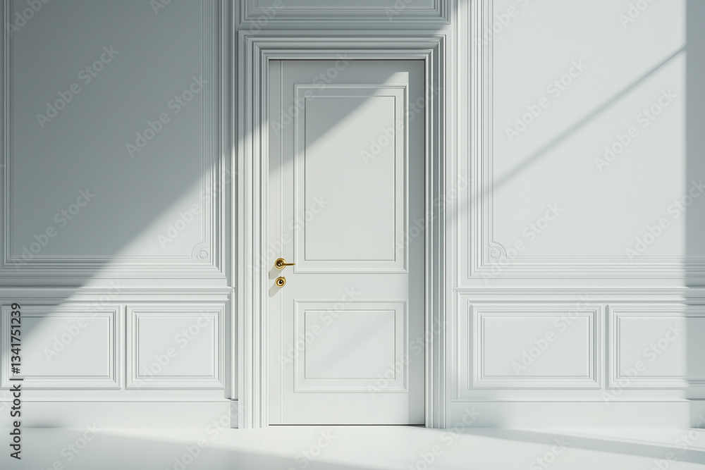 custom made wallpaper toronto digitalThe white bedroom door looks so sturdy