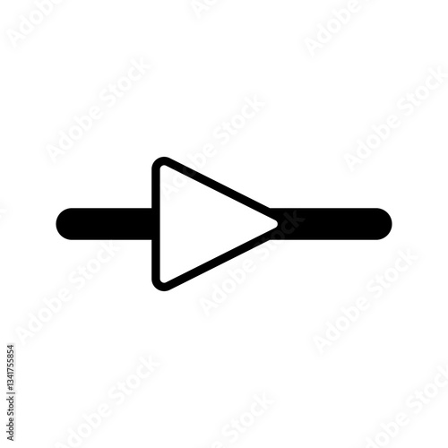 Industrial amplifier icon simple vector. Electric circuit. Central computer