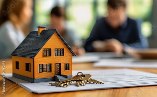 Keys to New Beginnings at a Real Estate Closing Meeting