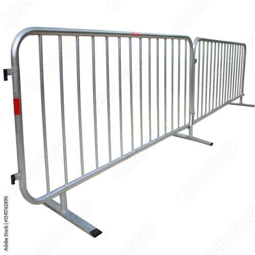 Wallpaper Mural Metal crowd control barrier isolated on transparent background Torontodigital.ca