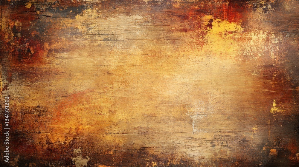 Obraz premium Abstract Brown and Gold Textured Background with Earthy Tones