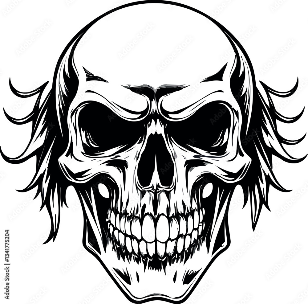 Fototapeta premium Modern Head Vector Illustration Head Vector Design