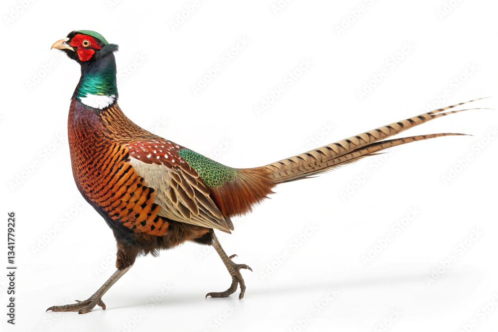 Fototapeta premium pheasant isolated on white background