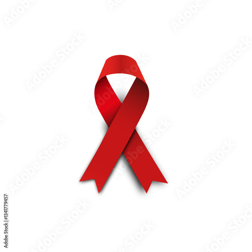 nastro della consapevolezza, nastro, fiocco,  ricorrenza, hiv, aids