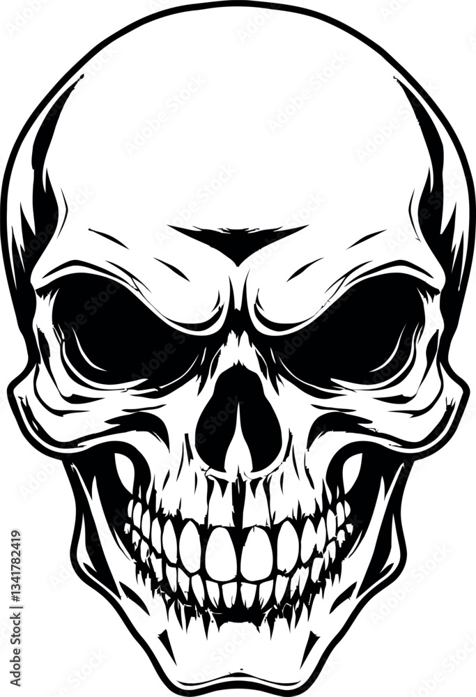 Fototapeta premium Modern Head Vector Illustration Head Vector Design