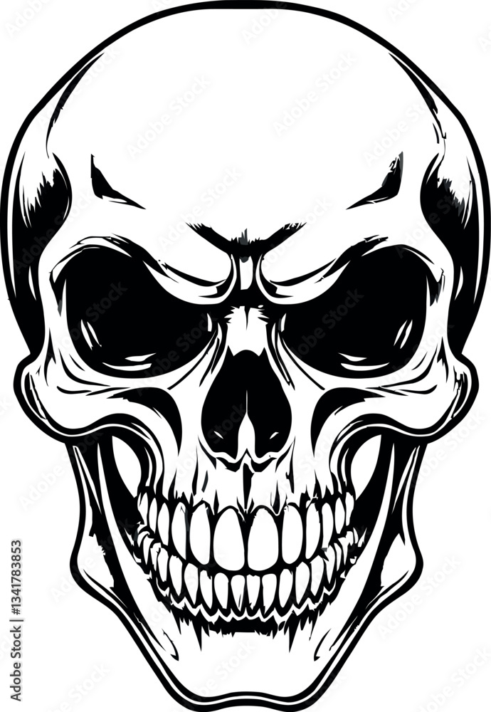 Fototapeta premium Modern Head Vector Illustration Head Vector Design