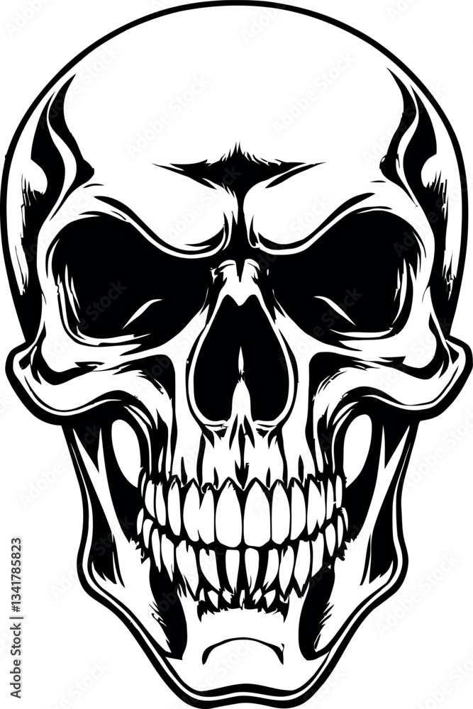 Fototapeta premium Modern Head Vector Illustration Head Vector Design