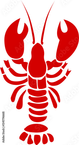This is an illustration of a lobster